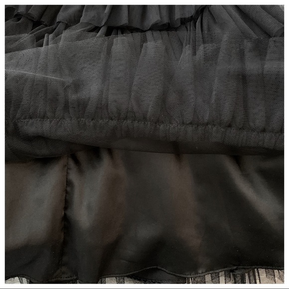 INSPIRE Me Strapless Black Tulle Dress Size 5 Juniors/Size Women’s Medium - Picture 6 of 7